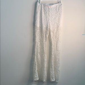 Retro lace flares